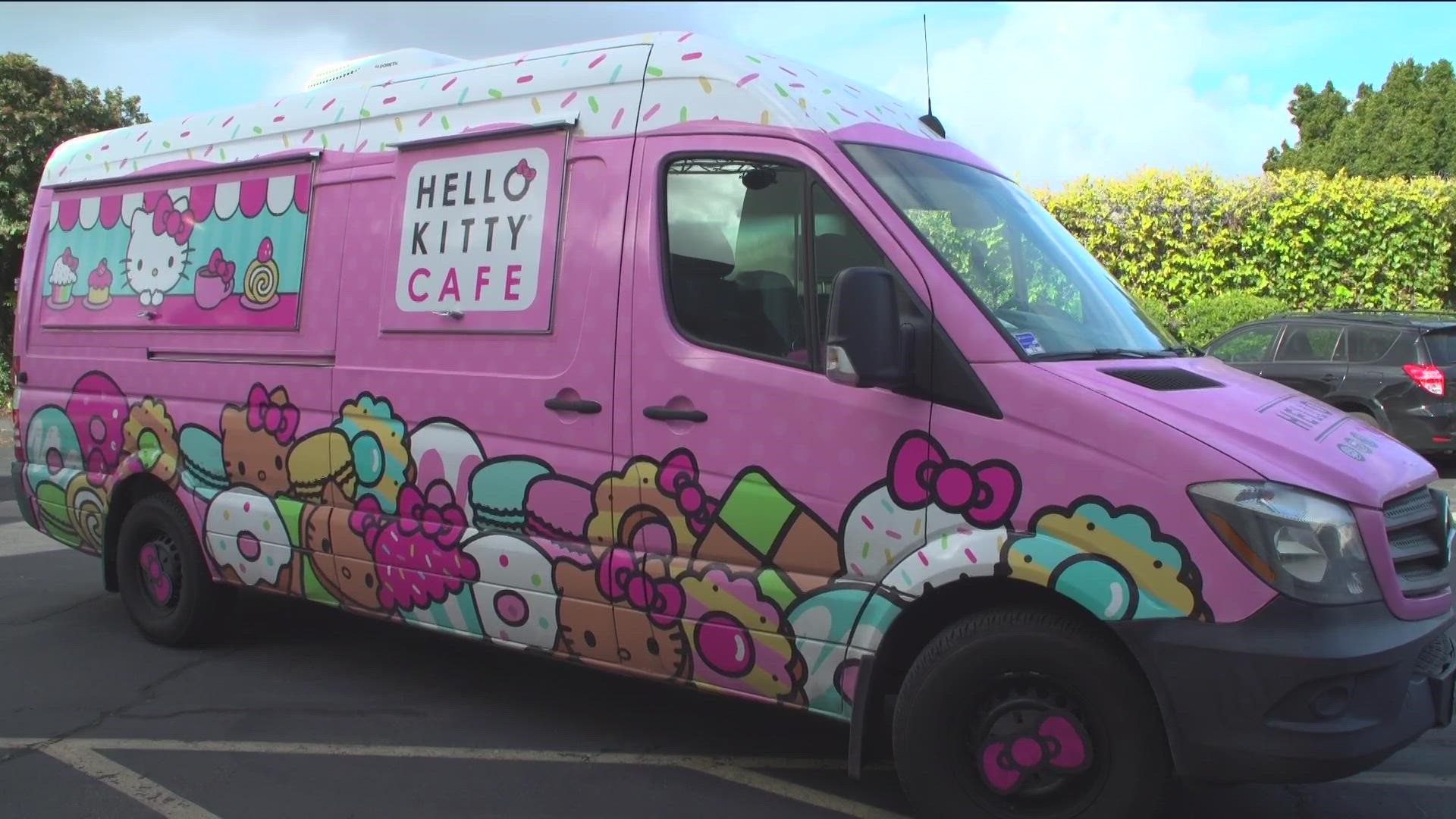 Hello Kitty Cafe: Truck returning to San Diego