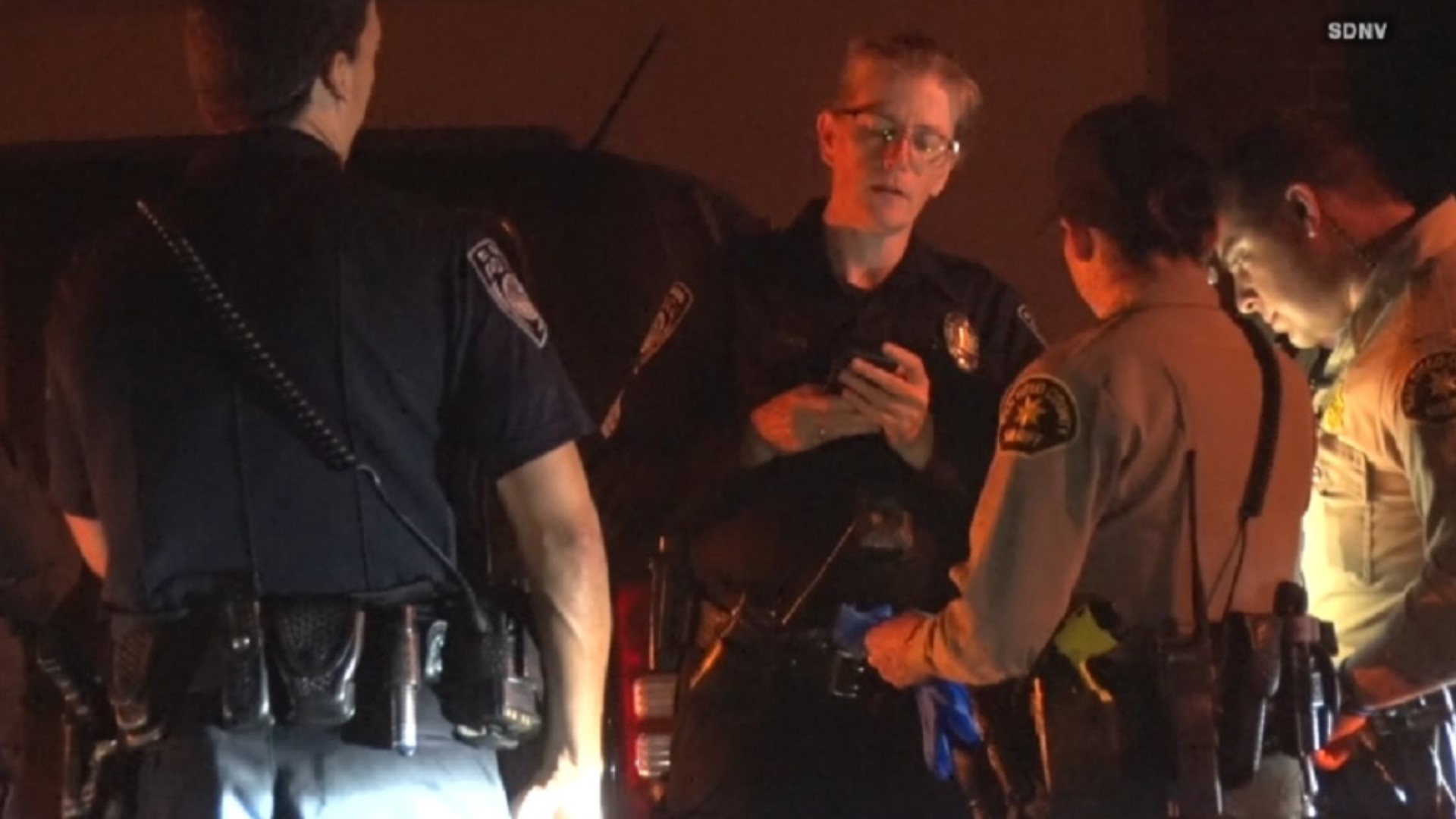 Passenger of car being chased in El Cajon flees on foot, breaks into