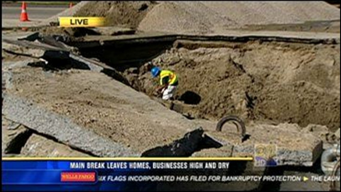 Water Main Break Cuts Service to Liberty Station-Area Homes, Businesses ...