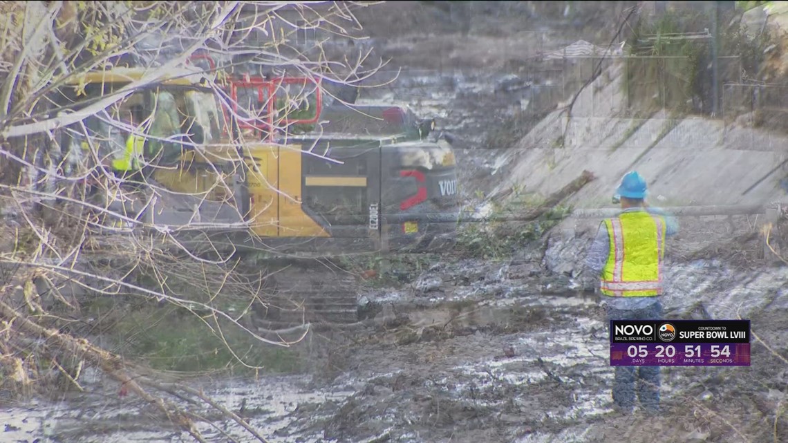 Mountain View neighbors fear more flooding coming with storms | cbs8.com