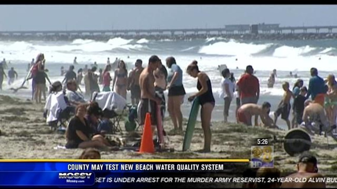 County may test new beach water quality system | cbs8.com