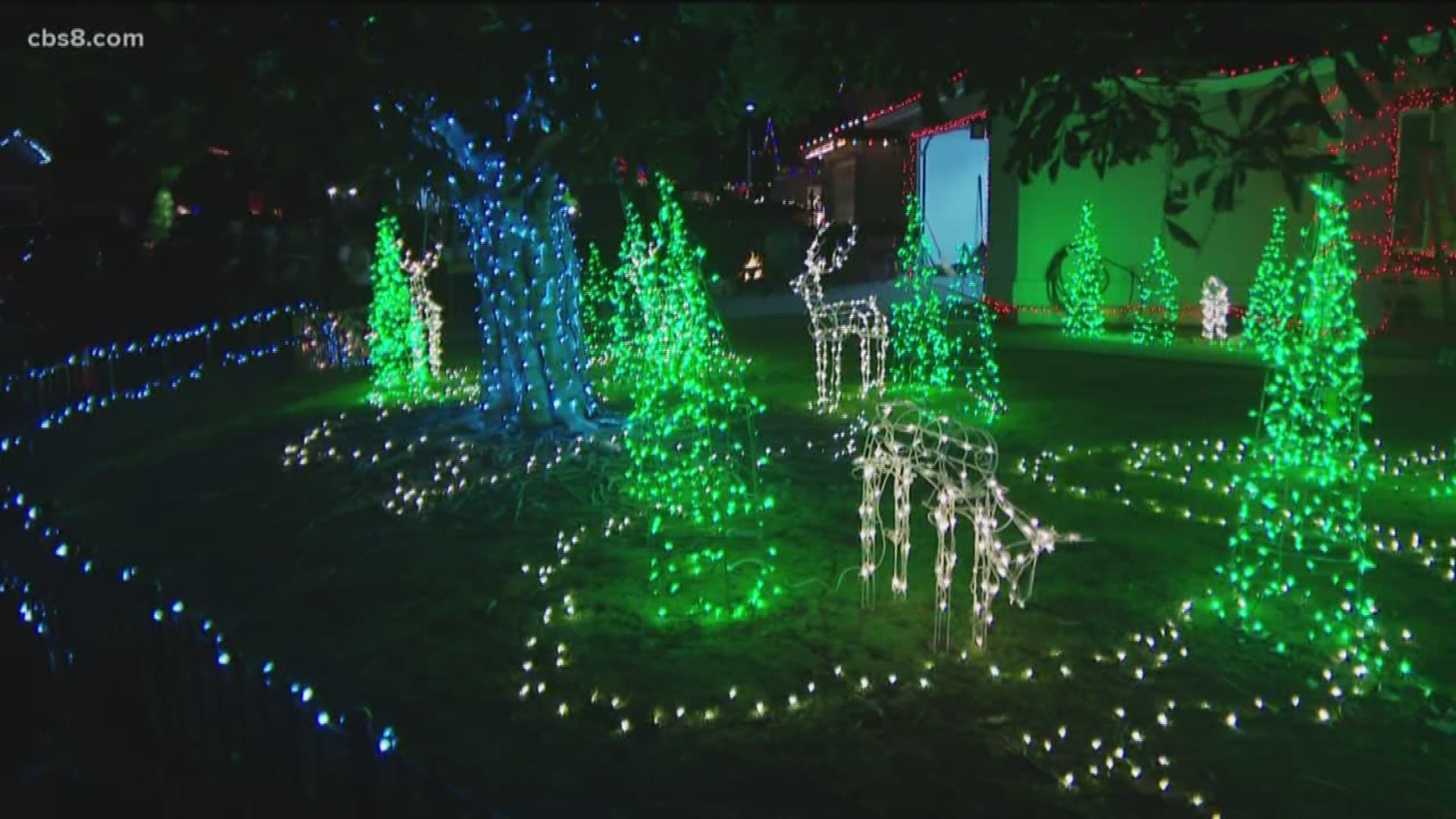 Christmas lights are a family tradition on Christmas Eve and for an East County community, it’s been a growing for more than three decades.