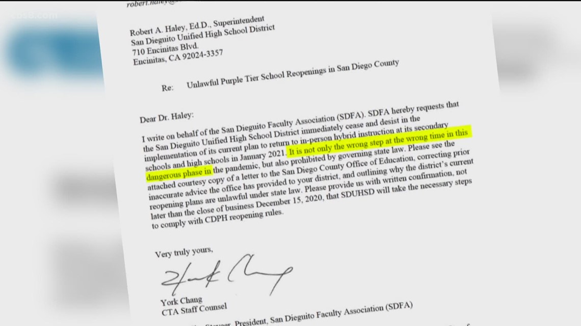 Teachers, some parents in San Dieguito Union High School District concerned about return to in-person classes - Vimarsana News