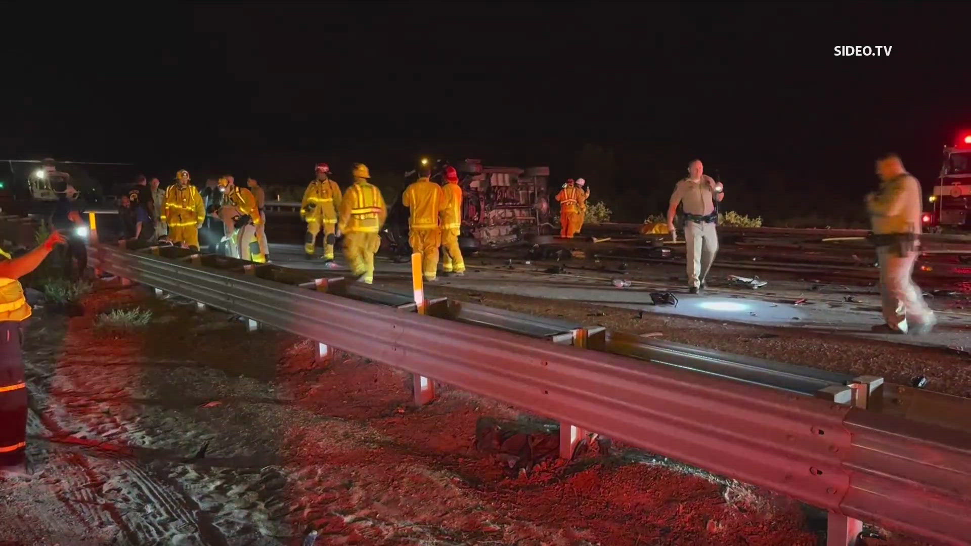 The fatal crash north of Oceanside near Camp Pendleton happened around 3 a.m. Thursday.