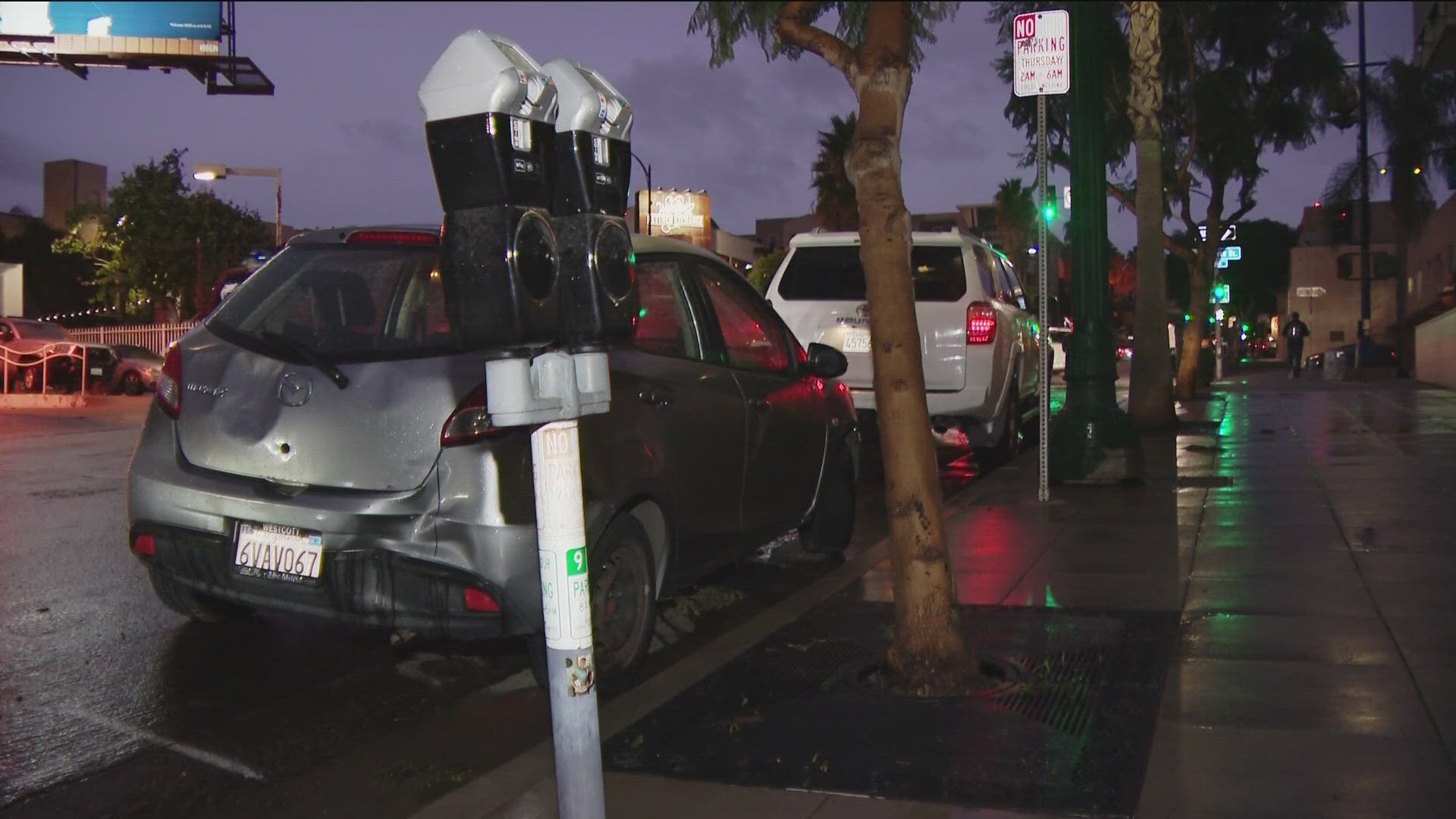 City officials' and San Diego County Regional Airport Authority's traffic plan would have removed parking on both sides of Grape Street to add a fourth lane for cars