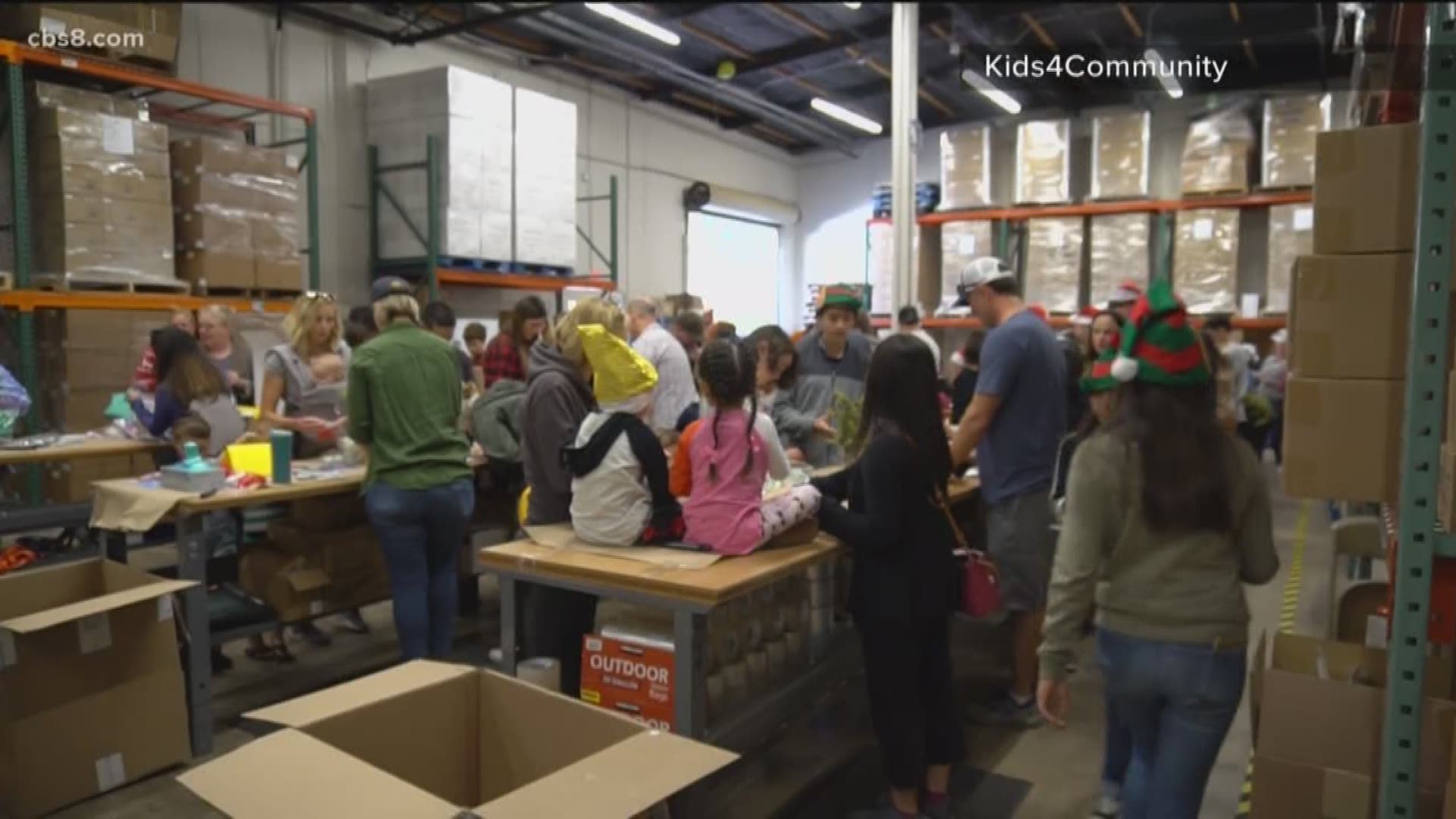 A group of local kids are hoping to help families in need in San Diego and beyond during the Thanksgiving and Christmas holidays.