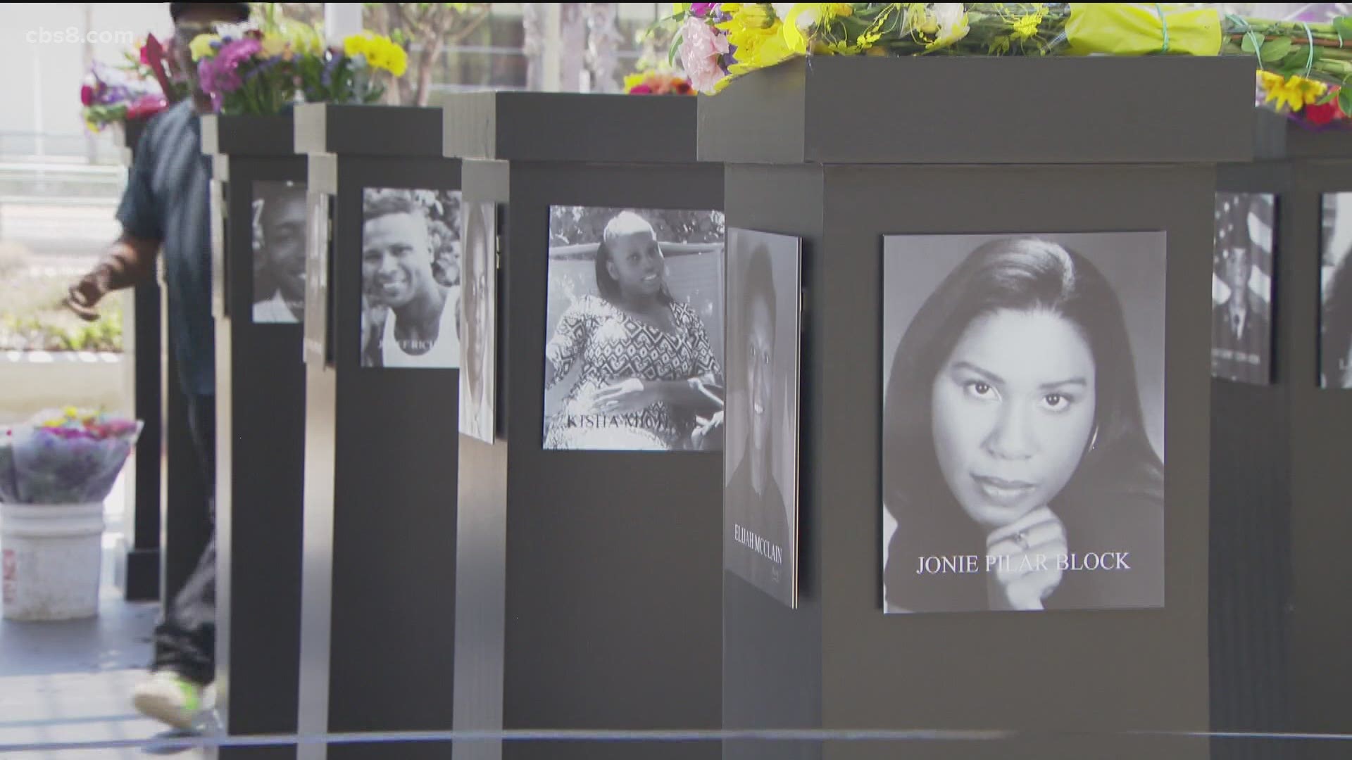 The new exhibit is put on by the African-American Museum of Fine Arts features 200 photos of Black people who have died due to racial violence or injustice.