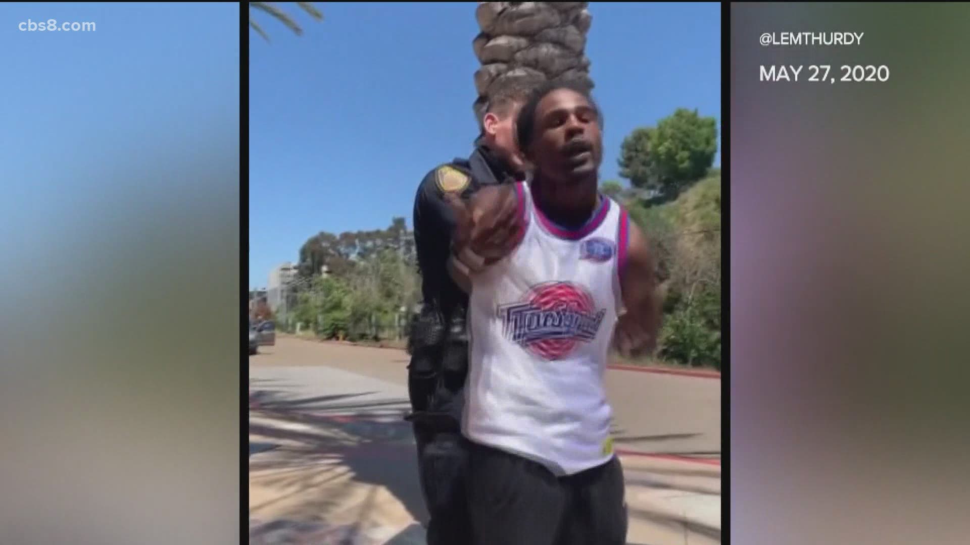 Video of the arrest showed Dages confronting 23-year-old Amaurie Johnson at the Grossmont Trolley Station as Johnson says he was simply waiting for a friend.
