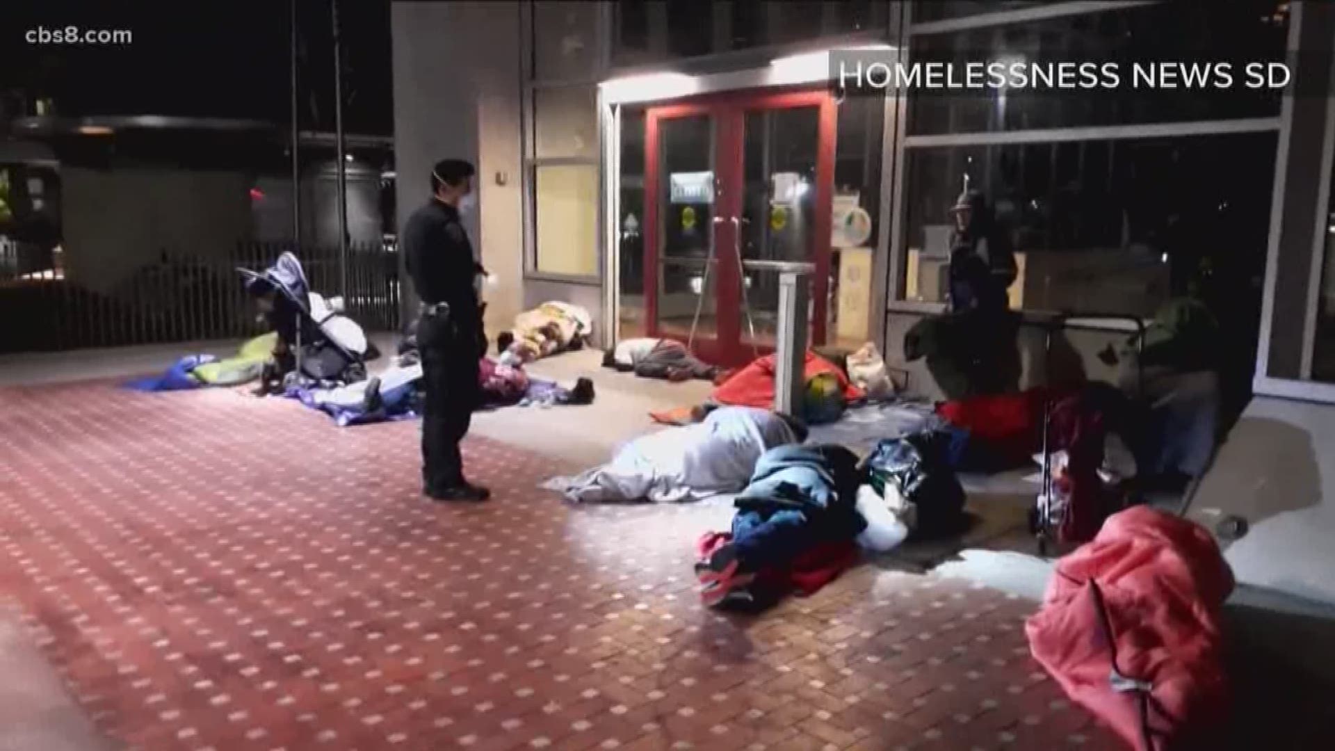 The convention center has opened up to house the homeless, but the majority of those in there were already living in shelters.
