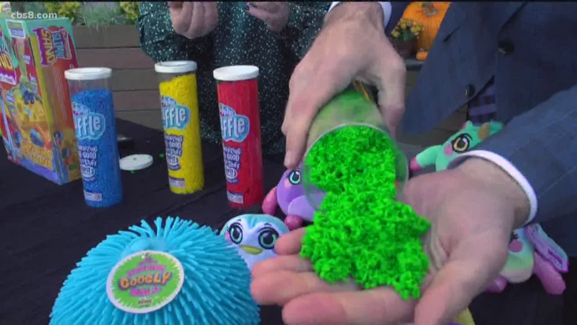 Marissa DiBartolo along with some kids joined Morning Extra to show off some of the best touchy-feely toys.