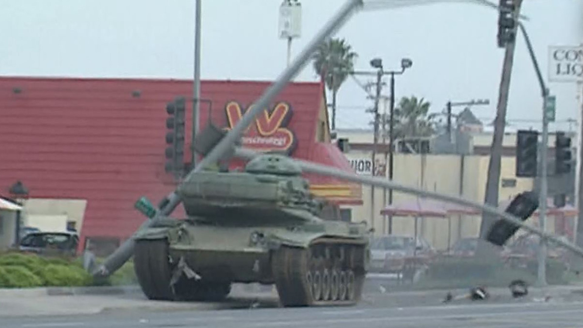 The day a man stole an army tank and took it on a violent rampage.