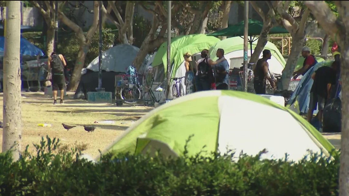 Homeless community in Harborside Park sue city - Vimarsana News