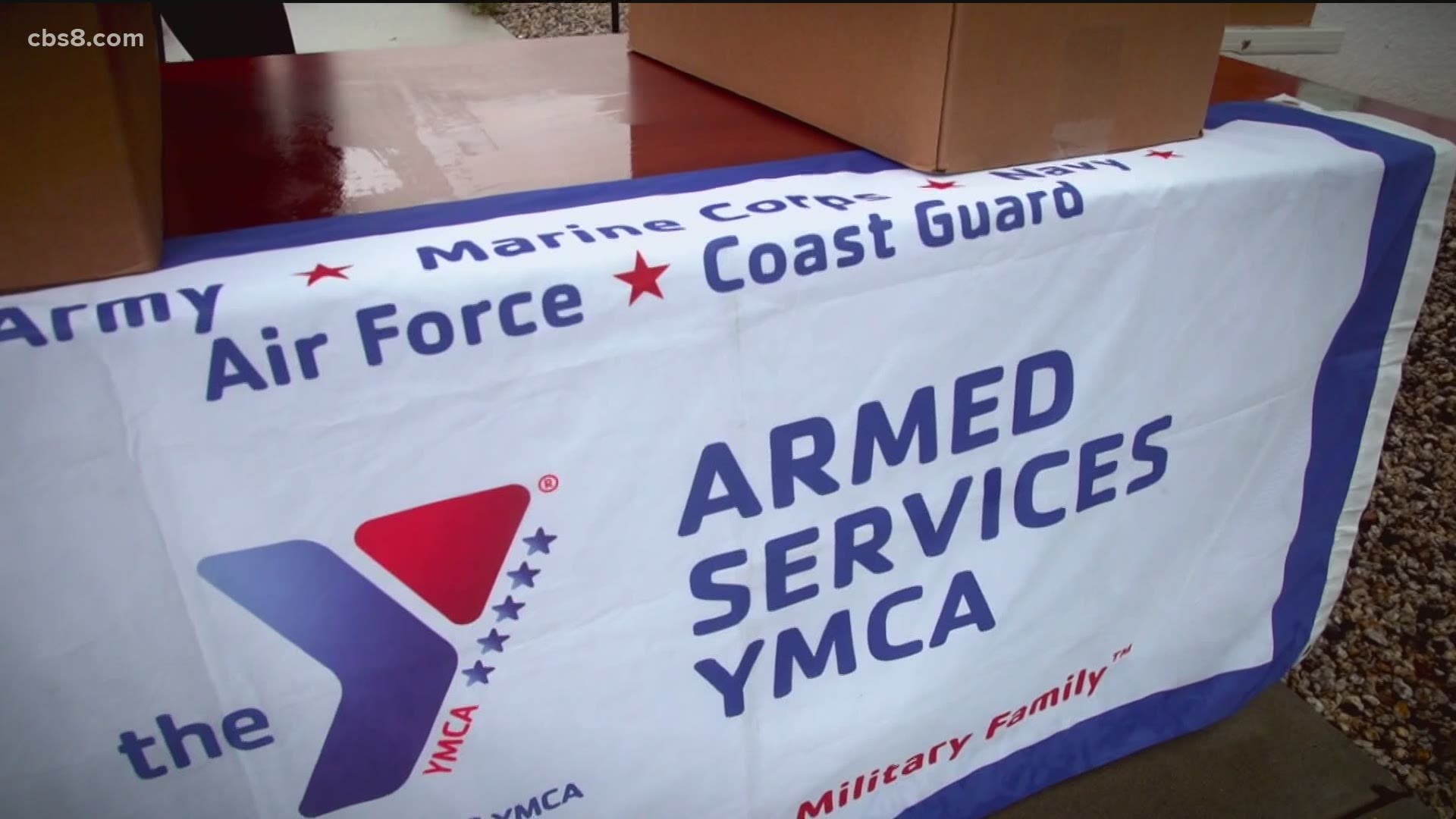 Armed Services YMCA San Diego says it went from serving a few hundred families a month to thousands a week.
