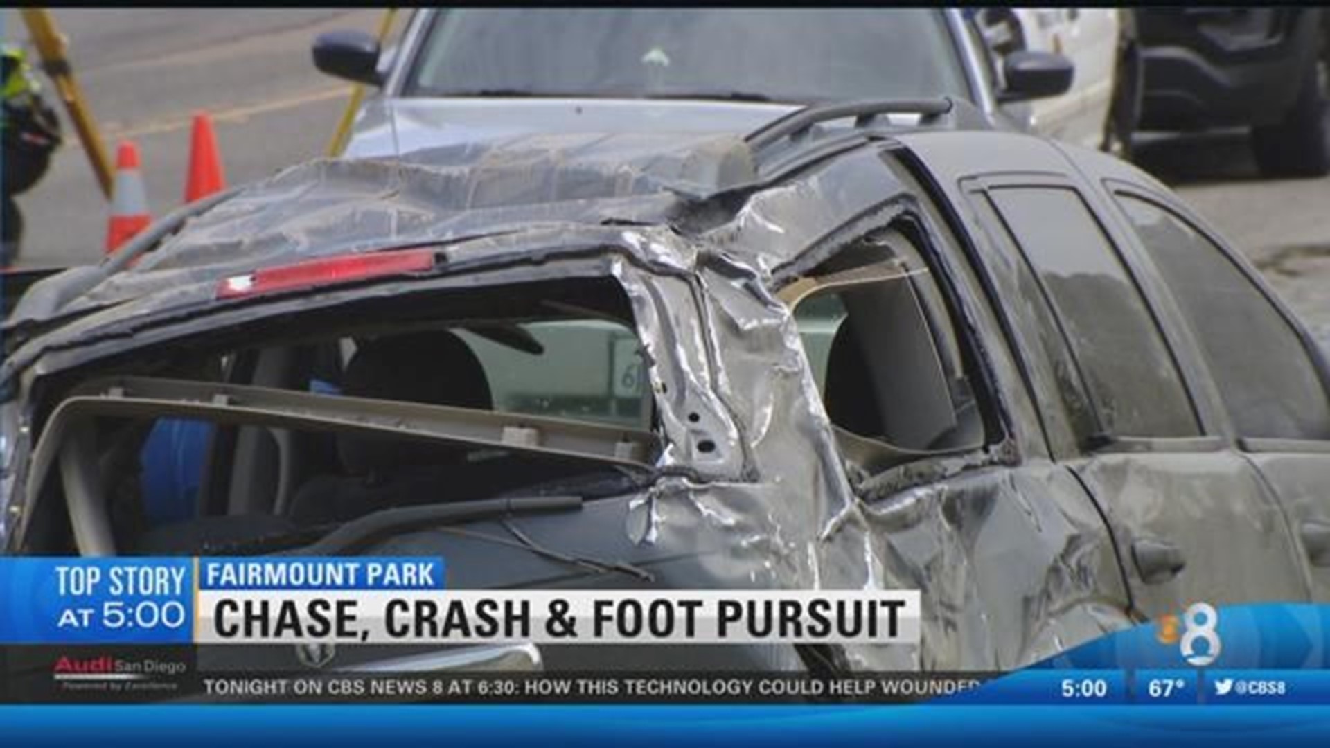 Six Hurt When Police Chase Ends In Crash | Cbs8.com