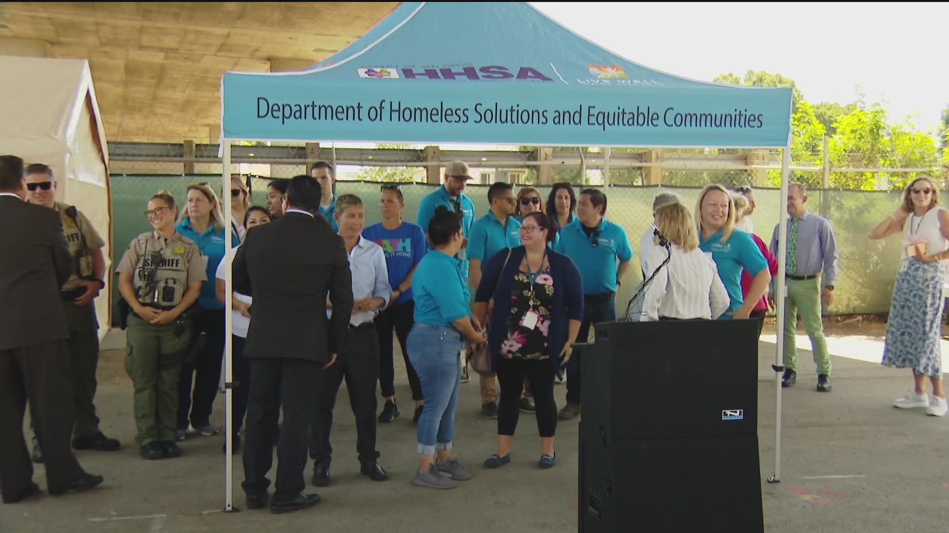 Now, officials unveiled a new safe parking lot that will give people living in their cars a secure place to park overnight.