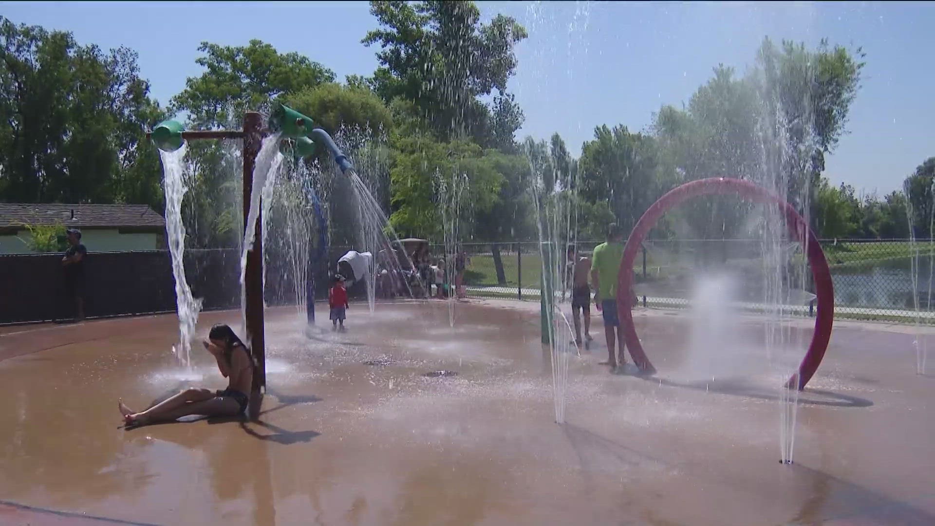 From Santee to Lakeside, families are finding different ways to beat the heat.