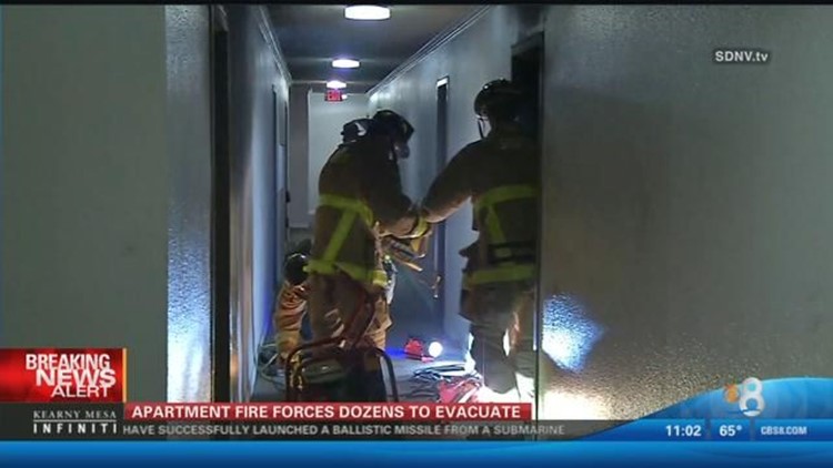 Three Displaced After Fire Tears Through Apartment Complex | Cbs8.com