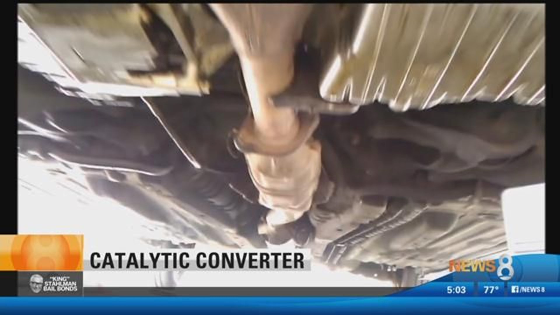 Catalytic Converter Fires Jennings Fire one of many started by a car