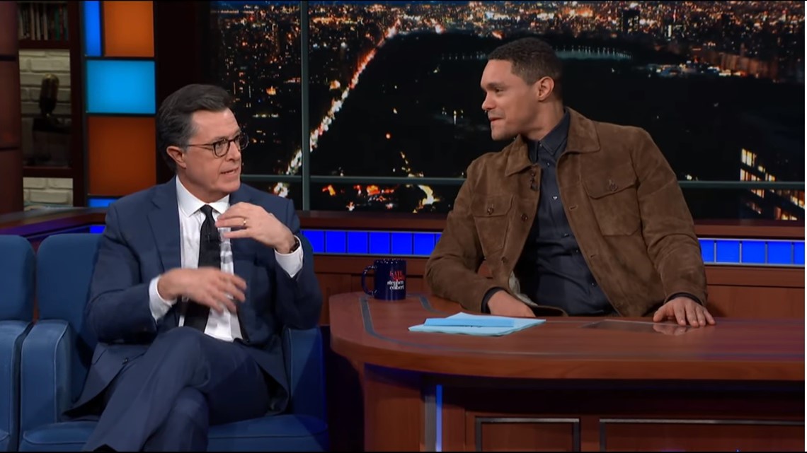 Trevor Noah Interviews Stephen Colbert | cbs8.com