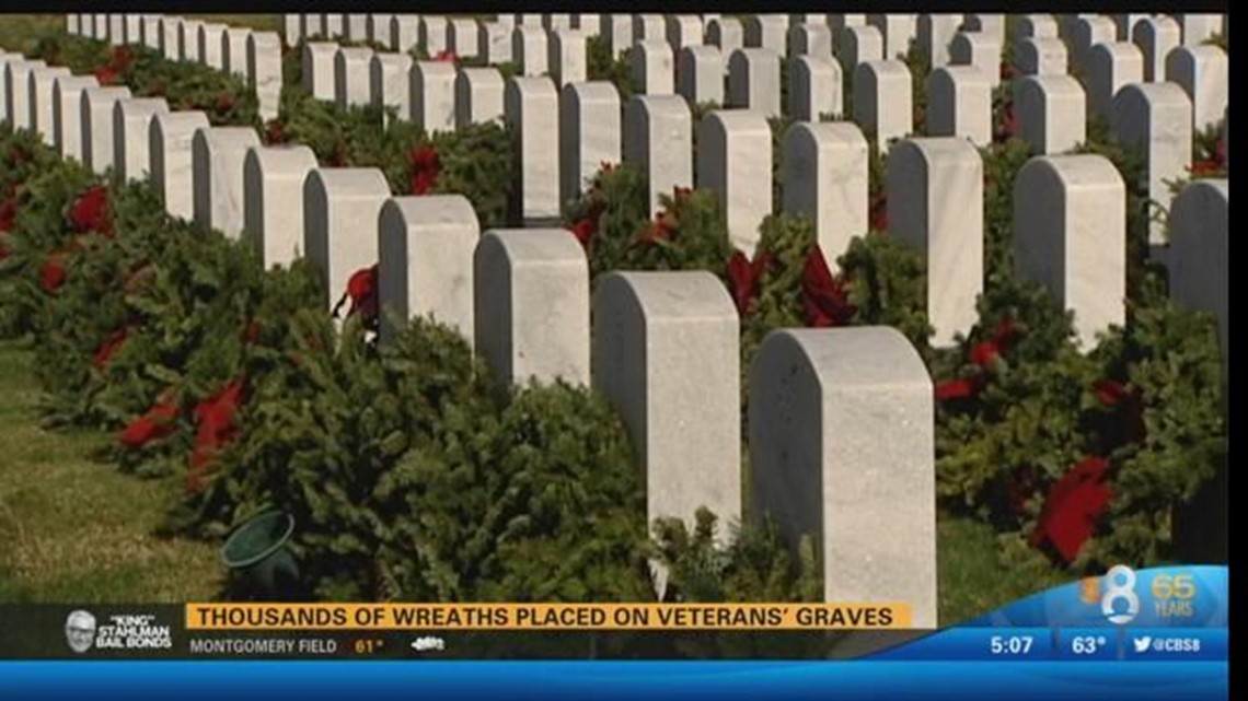 Thousands Of Wreaths Placed On Veterans Graves | Cbs8.com