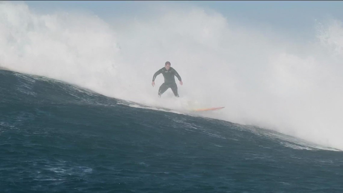 Local San Diegan travels the world looking for giant waves - Vimarsana News