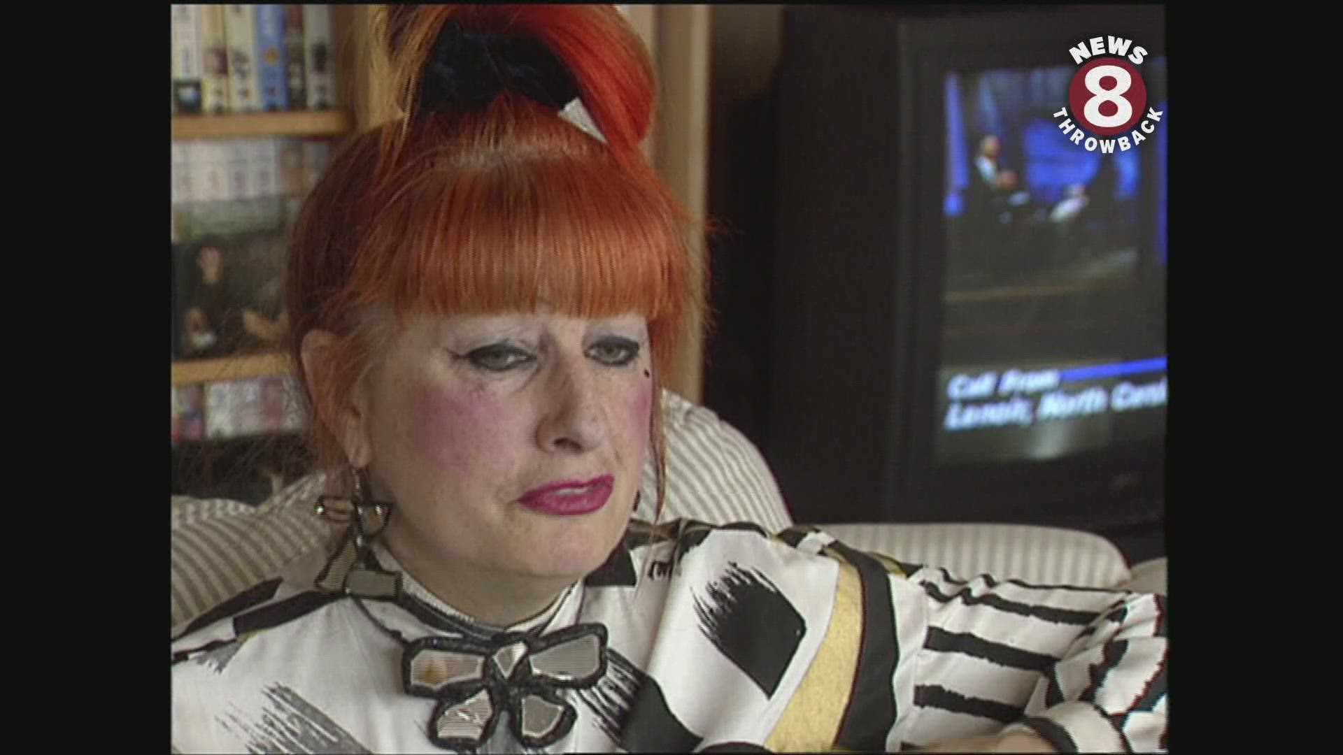 Fashion designer Zandra Rhodes reacts to the death of Princess Diana in 1997  cbs8.com