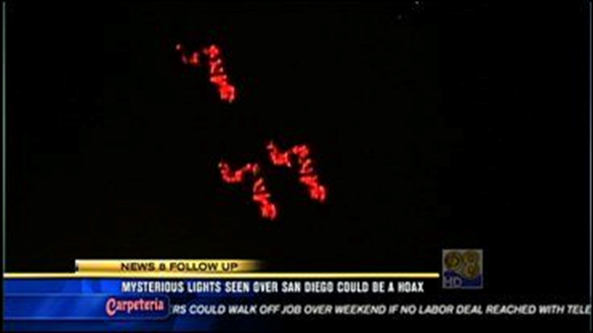 Mysterious Lights Seen Over San Diego Could Be A Hoax