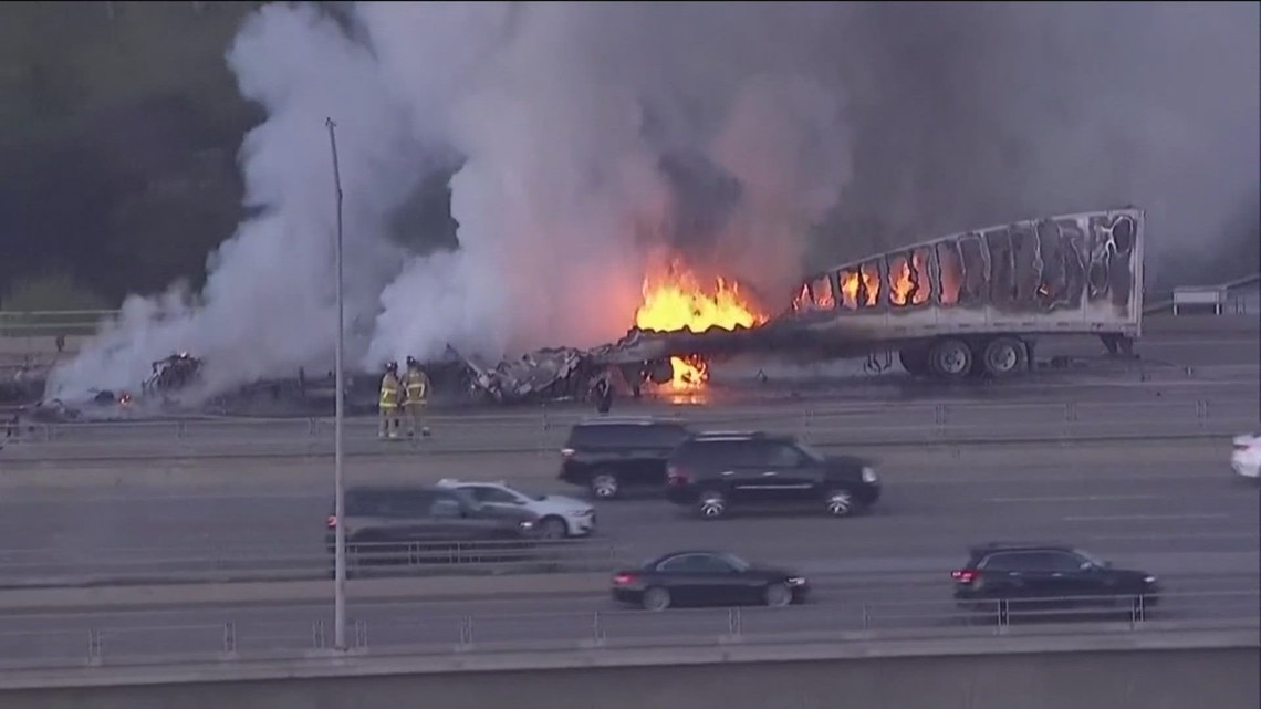 Traffic reopens after 12-hour closure following fatal semi-truck explosion on southbound I-805