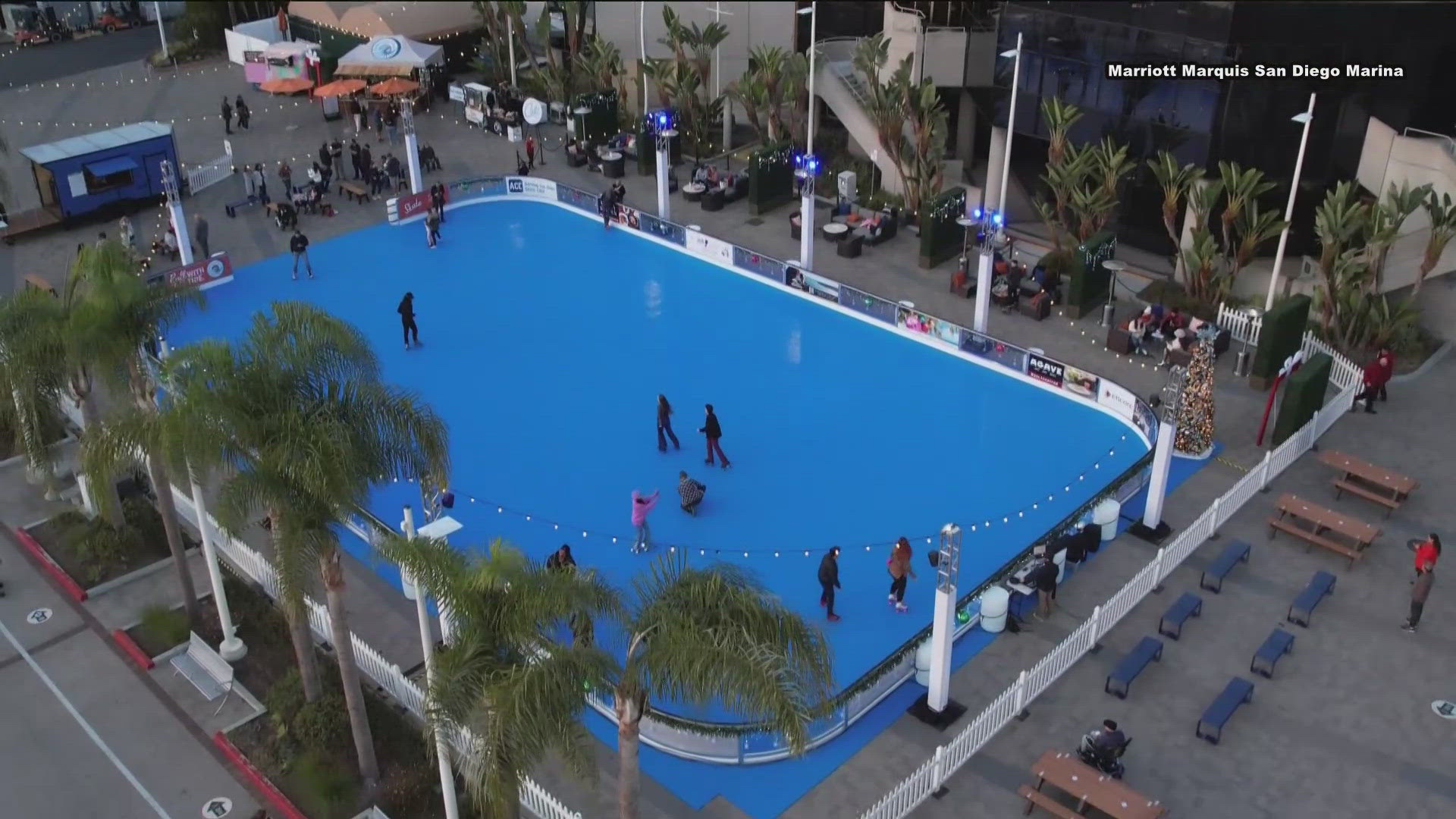 The outdoor rink next to the marina is offering summer skating every day, from now until July 9th.