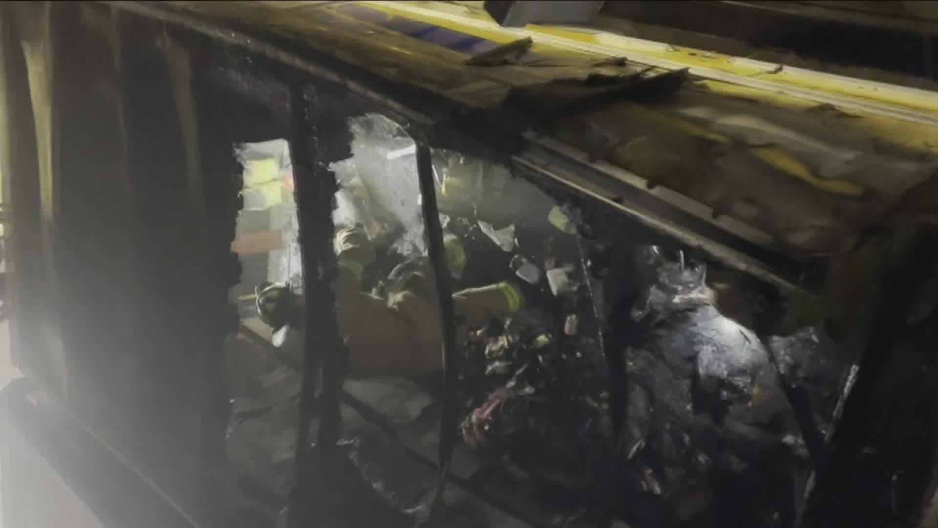 UPS confirmed Friday in a statement that the fire did in fact start inside one of their delivery vehicles, and that vehicle along with its 150 packages was lost.