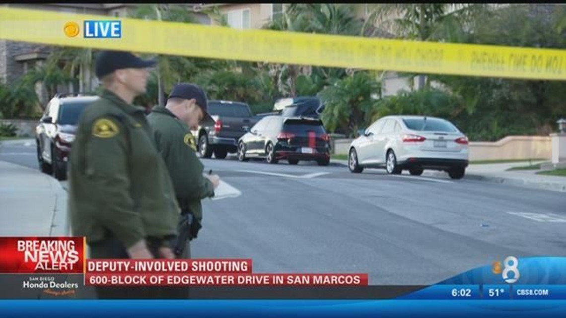 Suspect killed in deputyinvolved shooting in San Marcos