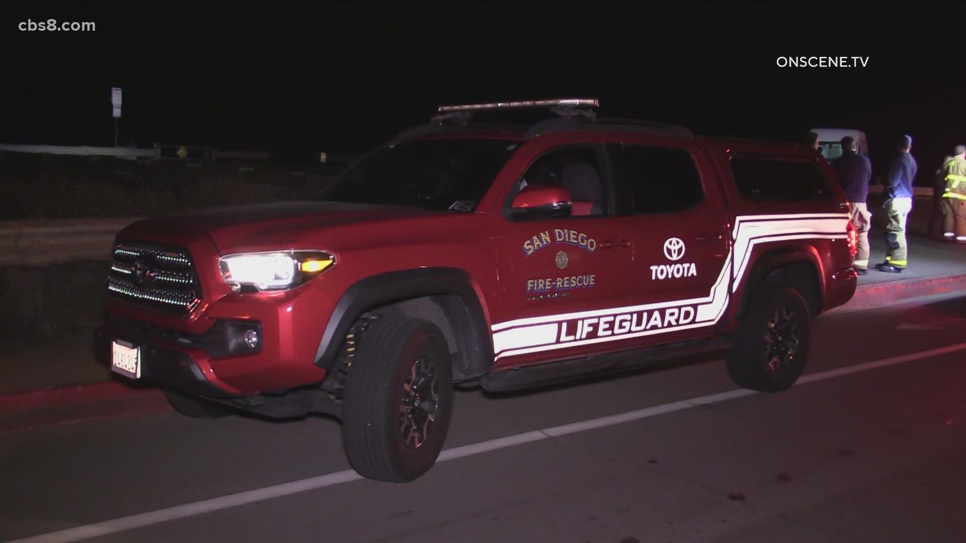 Authorities say someone called 911 shortly before 3 a.m. on Friday because they heard voices screaming from the water.