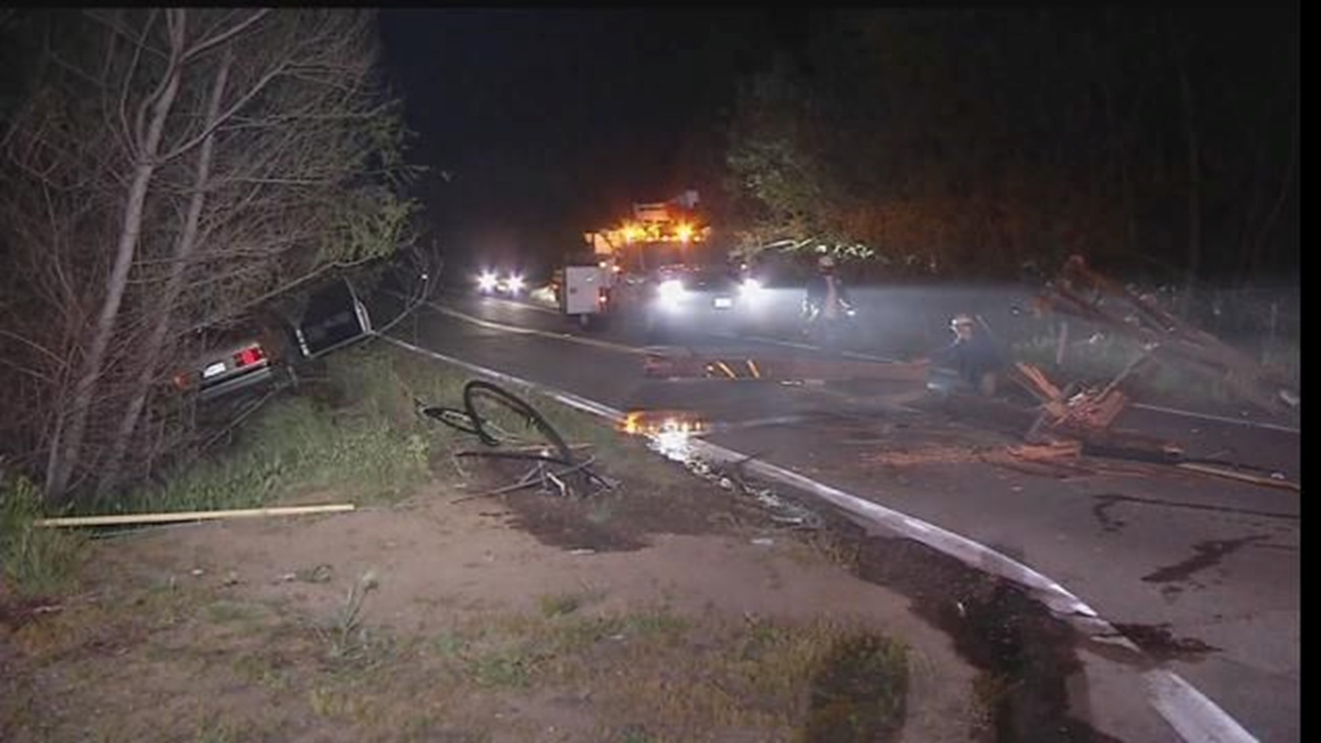 DUI suspect crashed into power pole, sparking fire | cbs8.com