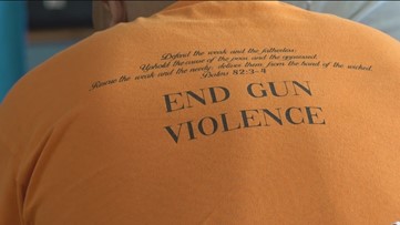 Gun violence survivors and former inmates gather to end gun violence