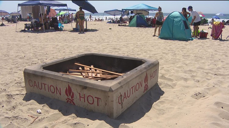 Heat exhaustion and parking struggles at beaches on Labor Day