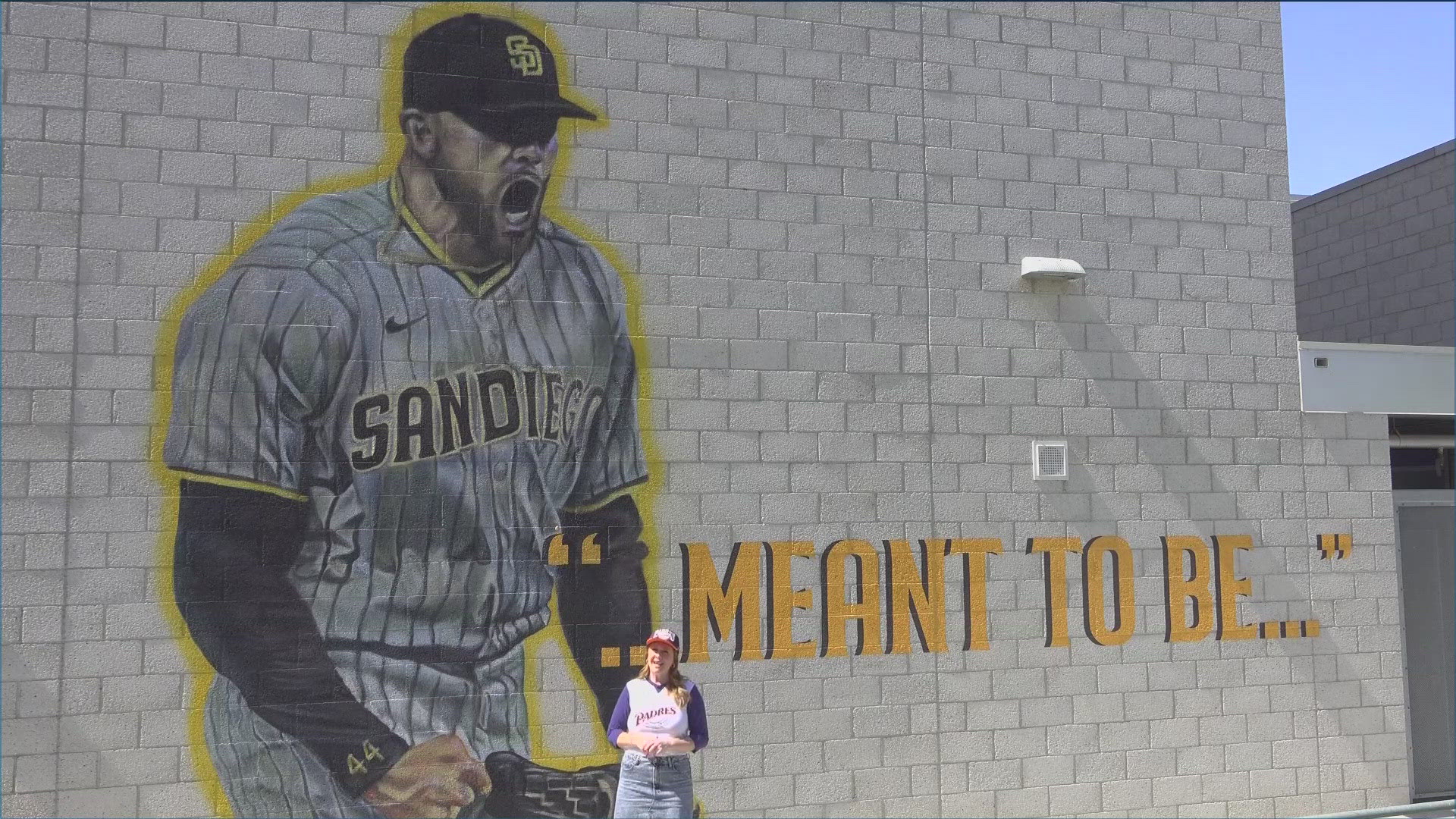 "You see hundreds of people, showing up in Padres gear, head-to-toe, all day long, just to take pictures of the mural," Joe Azua said.