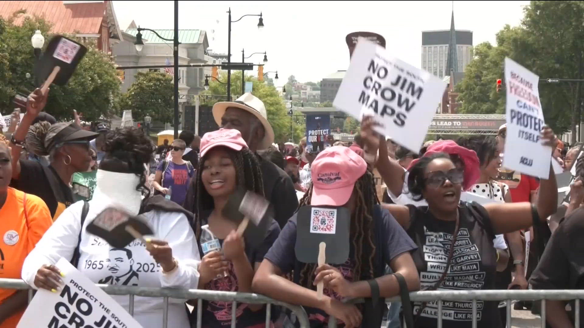 Protesters rally in the south to push back against recent ruling on ...