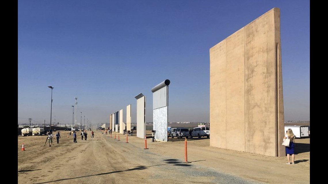 Hammers, axes will help test Trump border wall prototypes | cbs8.com