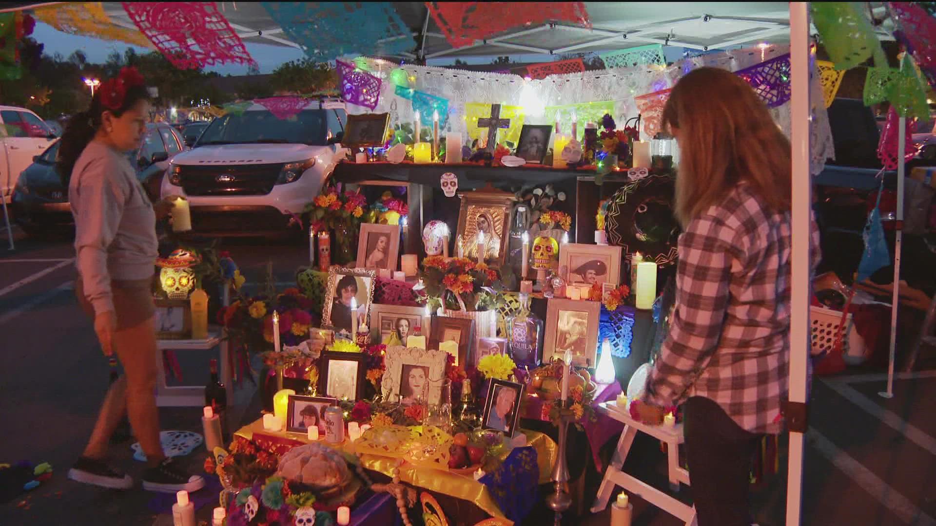 Several cities across San Diego have taken part in the festivities, from Chula Vista to National City where dozens of altars were decorated to honor loved ones
