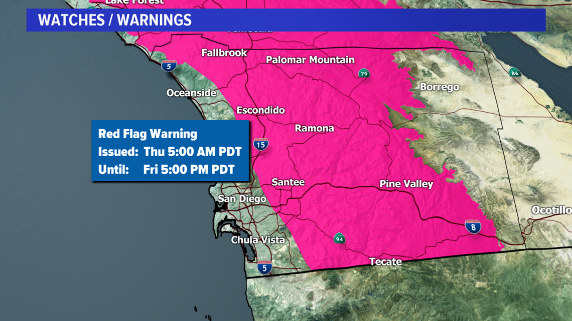 Get ready for another round of Santa Ana winds in San Diego | cbs8.com