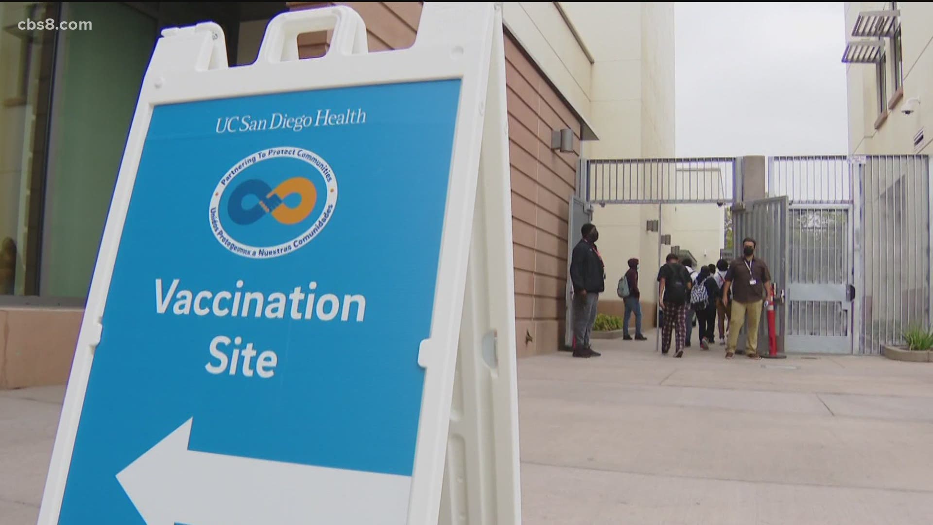 Starting Monday, walk-in vaccination clinics will be open at various high school campuses for anyone 16 and up