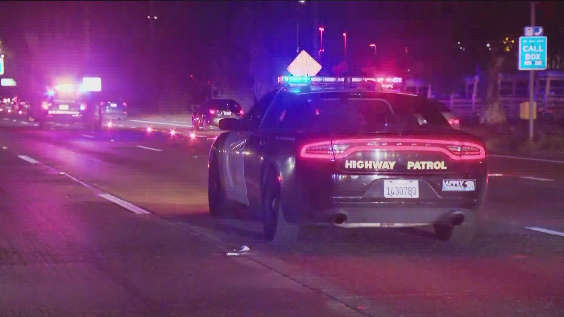A person is dead Monday morning after being hit by multiple cars on I-805 North near Clairemont Mesa Blvd.