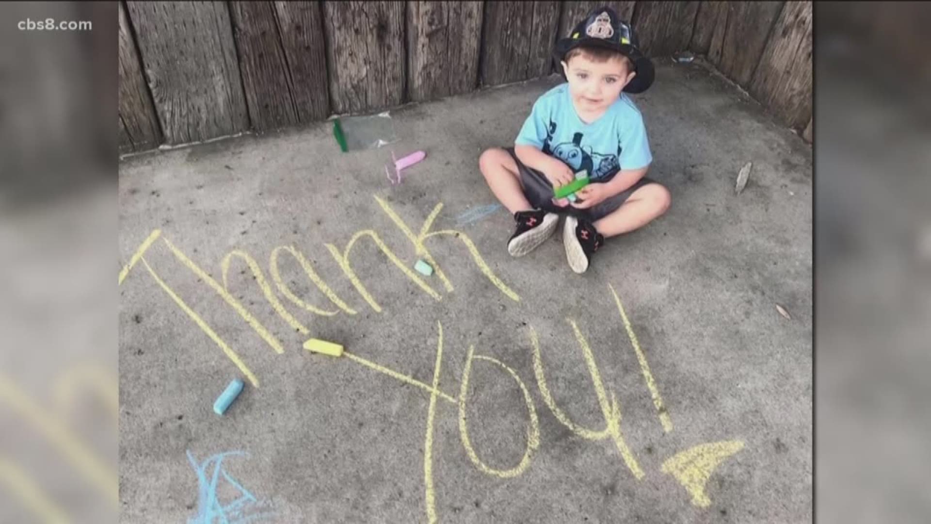 News 8's Abbie Alford shows us how the San Diego community of all ages are sending their love amid the coronavirus pandemic.