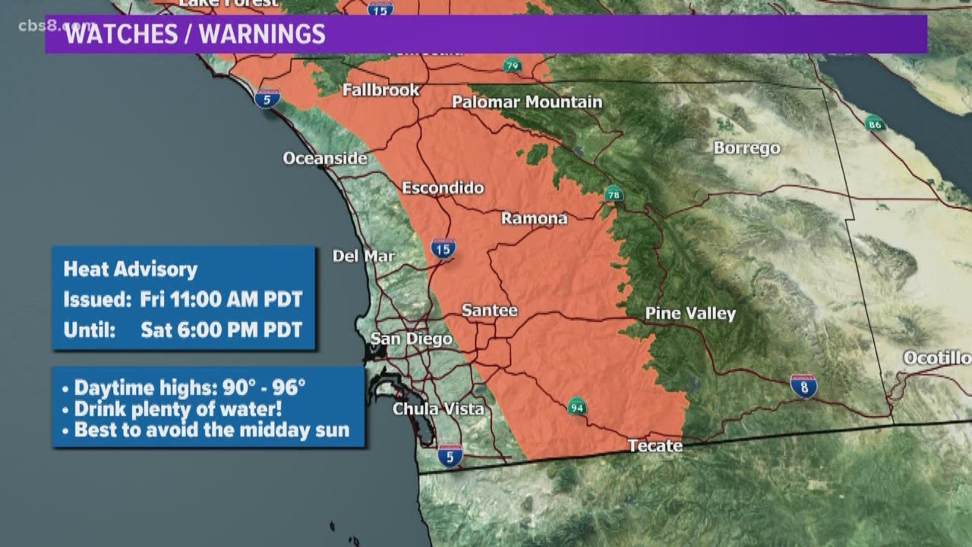 San Diego's MicroClimate Forecast: April 22, 2020 | cbs8.com