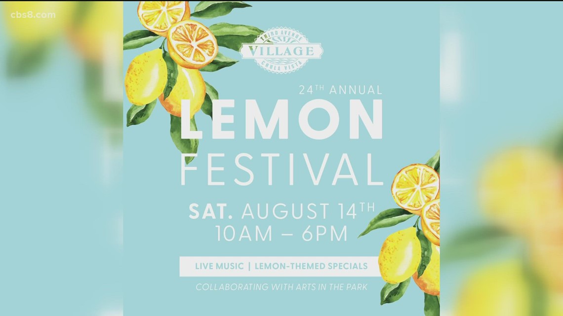 Chula Vista hosting 'Third Avenue Village Lemon Festival'