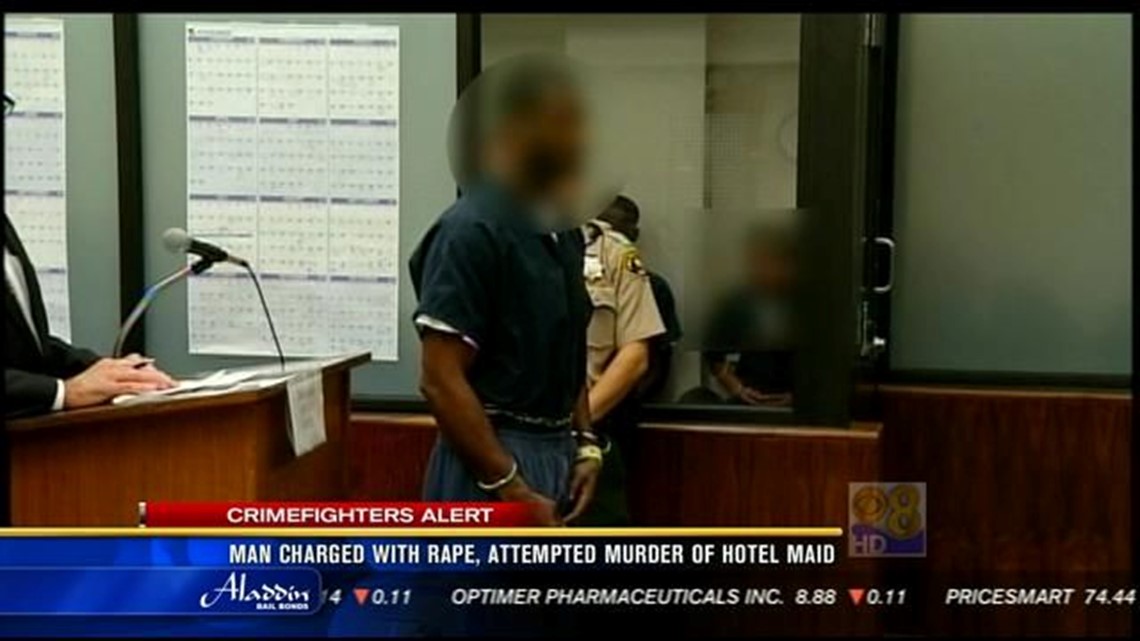 Man charged with rape, attempted murder of hotel maid | cbs8.com