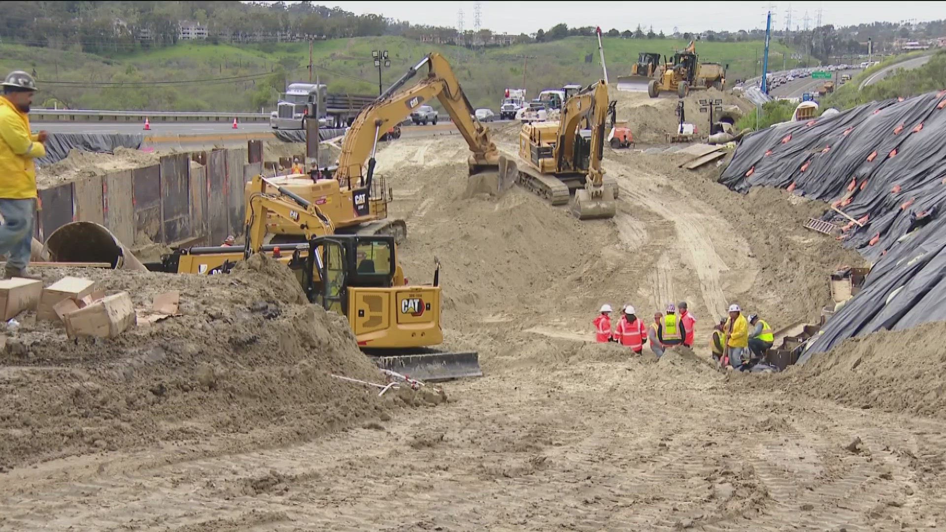 Westbound lanes of SR-78 from College Boulevard to El Camino Real will remain closed through the week of March 20th while crews work to repair a sinkhole.