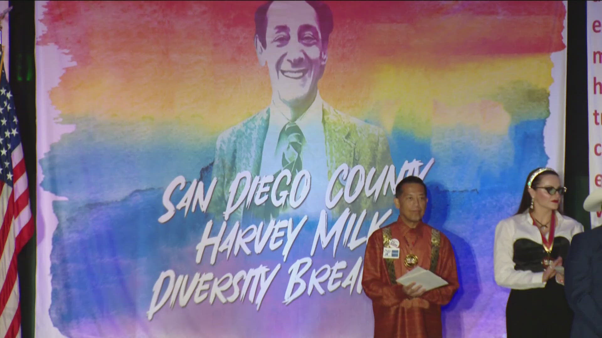The breakfast brought together LGBTQ+ community members and allies from across the region to honor the life and legacy of civil rights icon Harvey Milk.