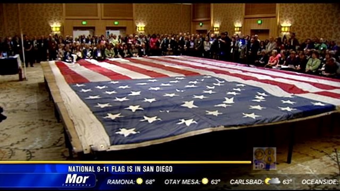 National 9-11 Flag is in San Diego | cbs8.com