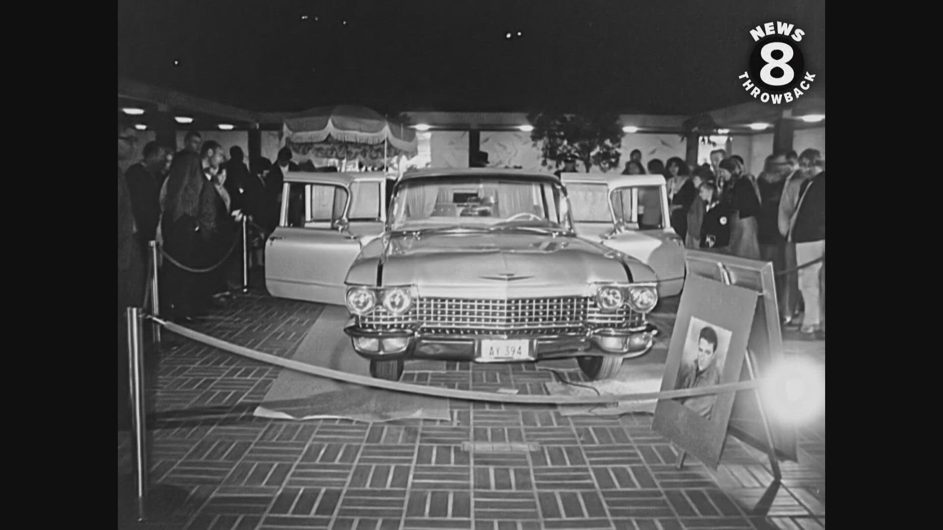 1966: Elvis Presley's car on display